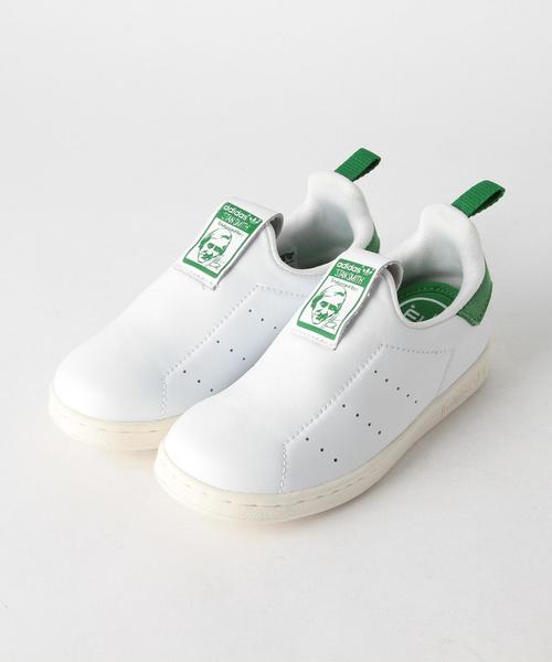 green label relaxing（グリーンレーベルリラクシング）の「「WEB限定」STANSMITH 360I　14cm-16cm◆（スリッポン・キッズ・ネイビー/ケリー/ピンク・14cm/15cm/16cm）」の2枚目の写真