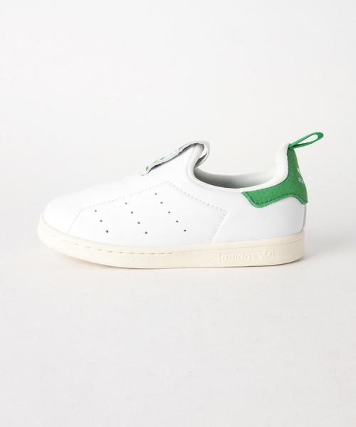 green label relaxing（グリーンレーベルリラクシング）の「「WEB限定」STANSMITH 360I　14cm-16cm◆（スリッポン・キッズ・ネイビー/ケリー/ピンク・14cm/15cm/16cm）」の8枚目の写真