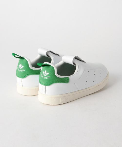 green label relaxing（グリーンレーベルリラクシング）の「「WEB限定」STANSMITH 360I　14cm-16cm◆（スリッポン・キッズ・ネイビー/ケリー/ピンク・14cm/15cm/16cm）」の4枚目の写真