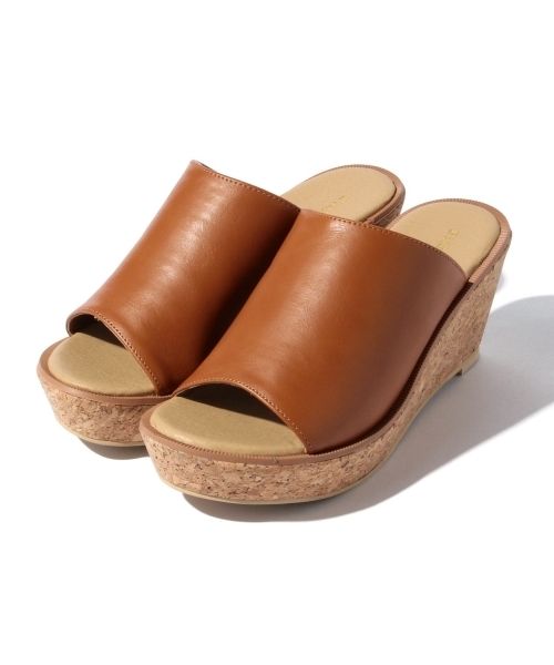 B:MING by BEAMS(ビーミングバイビームス)の「【VERY6月号掲載】ビーミング by ビームス / コルクウェッジサンダル(サンダル・レディース・ブラック/ブラウン系その他/その他1・22.5cm/23.5cm/24.5cm)」の6枚目の写真