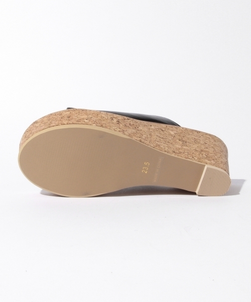 B:MING by BEAMS(ビーミングバイビームス)の「【VERY6月号掲載】ビーミング by ビームス / コルクウェッジサンダル(サンダル・レディース・ブラック/ブラウン系その他/その他1・22.5cm/23.5cm/24.5cm)」の4枚目の写真