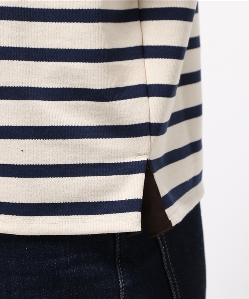 Abahouse Devinette(ドゥヴィネット)の「フレンチボーダー(Tシャツ/カットソー・レディース・オレンジ/ネイビー・FREE)」の8枚目の写真