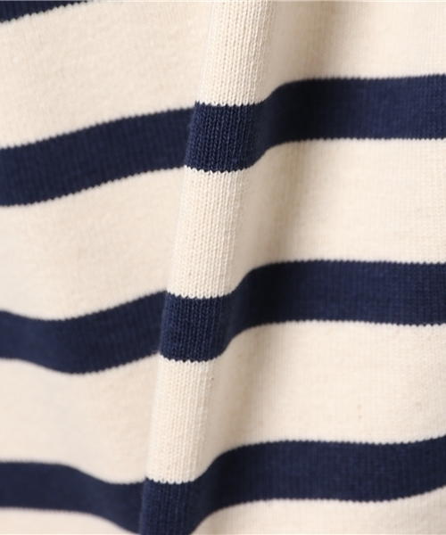 Abahouse Devinette(ドゥヴィネット)の「フレンチボーダー(Tシャツ/カットソー・レディース・オレンジ/ネイビー・FREE)」の7枚目の写真