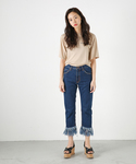 MOUSSY | FRINGE SLIM STRAIGHT(牛仔褲)