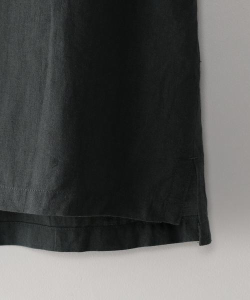 STILL BY HAND(スティルバイハンド)の「<STILL BY HAND> 16 RAMIE RIB CREW/カットソー(Tシャツ/カットソー・メンズ・ホワイト/ダークグレー・48/46)」の6枚目の写真