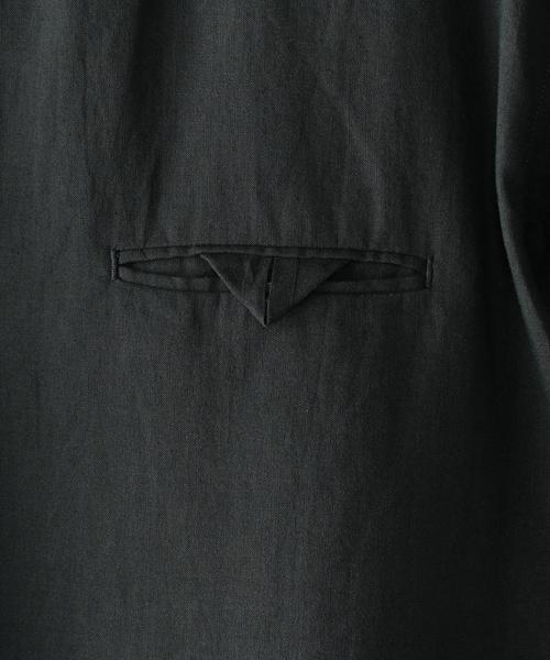 STILL BY HAND(スティルバイハンド)の「<STILL BY HAND> 16 RAMIE RIB CREW/カットソー(Tシャツ/カットソー・メンズ・ホワイト/ダークグレー・48/46)」の8枚目の写真