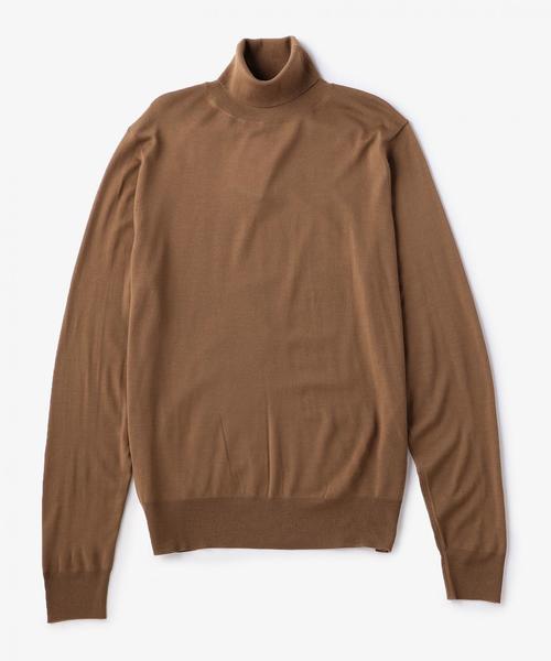 UNITED ARROWS（ユナイテッドアローズ）の「＜SOVEREIGN（ソブリン）＞ハイゲージ タートル（ニット/セーター・メンズ・ダークグレー/ベージュ/オリーブ/ネイビー・44/46/48/50）」の3枚目の写真