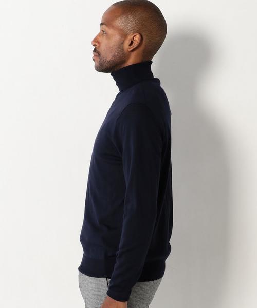 UNITED ARROWS（ユナイテッドアローズ）の「＜SOVEREIGN（ソブリン）＞ハイゲージ タートル（ニット/セーター・メンズ・ダークグレー/ベージュ/オリーブ/ネイビー・44/46/48/50）」の8枚目の写真
