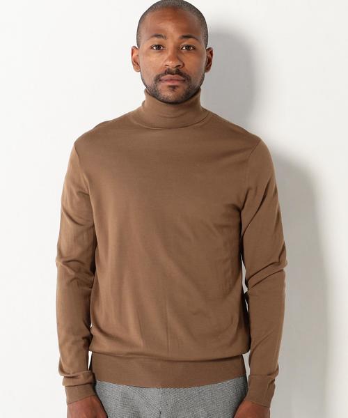 UNITED ARROWS（ユナイテッドアローズ）の「＜SOVEREIGN（ソブリン）＞ハイゲージ タートル（ニット/セーター・メンズ・ダークグレー/ベージュ/オリーブ/ネイビー・44/46/48/50）」の14枚目の写真