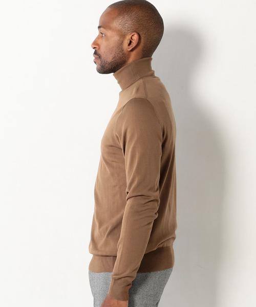 UNITED ARROWS（ユナイテッドアローズ）の「＜SOVEREIGN（ソブリン）＞ハイゲージ タートル（ニット/セーター・メンズ・ダークグレー/ベージュ/オリーブ/ネイビー・44/46/48/50）」の15枚目の写真