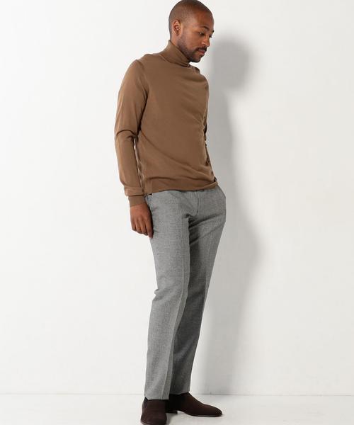 UNITED ARROWS（ユナイテッドアローズ）の「＜SOVEREIGN（ソブリン）＞ハイゲージ タートル（ニット/セーター・メンズ・ダークグレー/ベージュ/オリーブ/ネイビー・44/46/48/50）」の16枚目の写真