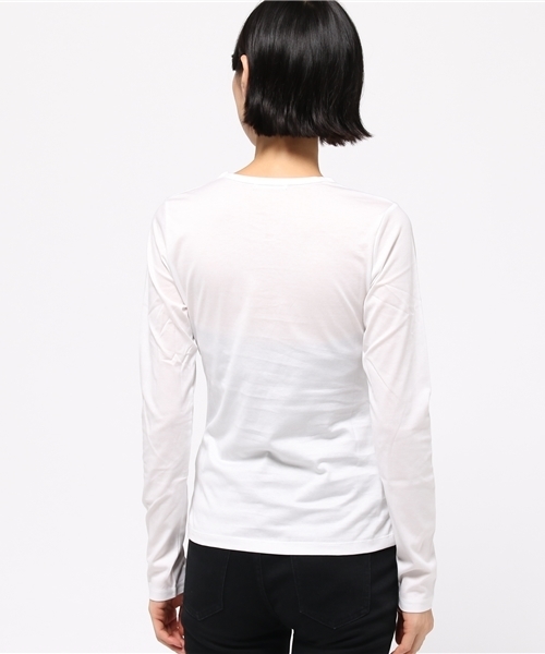 MURUA(ムルーア)の「organicロンT(Tシャツ/カットソー・レディース・ブラック/ホワイト/グレー・FREE)」の6枚目の写真