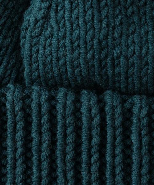 crepuscule（クレプスキュール）の「＜crepuscule＞ CAP/ﾆｯﾄｷｬｯﾌﾟ（ニットキャップ/ビーニー・メンズ・ホワイト/ブラック/グレー/ネイビー・FREE）」の6枚目の写真