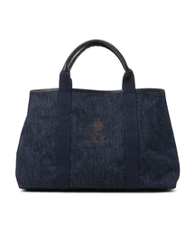 Felisiフェリージ デニムトートバッグ 16-45 ラージサイズ Felisi（フェリージ）の「FELISI デニムハンドバッグ 16/45 DW