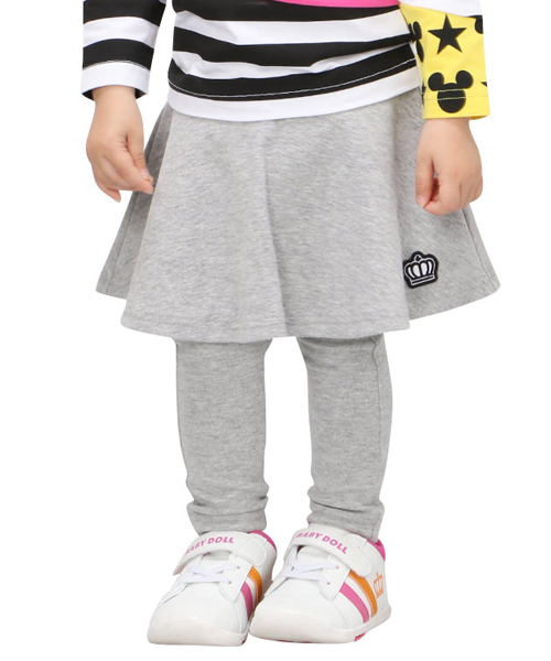 BABYDOLL(ベビードール)の「スカート付き♪ウルトラストレッチパンツ 6422K(その他パンツ・キッズ・その他34/ピンク/その他4/グレー/その他6/その他35/グレー系その他/ネイビー/パープル/ブラック/ピンク系その他2/ピンク系その他/ホワイト/その他33/ピンク系その他3/ピンク系その他4/ブラック系その他/ブラック系その他2/ブラック×ホワイト/ブラック系その他3/パープル系その他3/ブラック×ブラック/ブルー系その他3/ピンク系その他5/ピンク系6・90cm/130cm/110cm/140cm/100cm/120cm/80cm)」の8枚目の写真