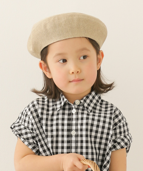 URBAN RESEARCH DOORS(アーバンリサーチドアーズ)の「DOORS リネンベレー(その他小物・キッズ・ベージュ/ネイビー・54/52)」の1枚目の写真