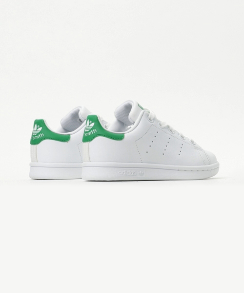 adidas Originals(アディダスオリジナルス)の「キッズ アディダス スタンスミス adidas STAN SMITH EL C BA8375(スニーカー・キッズ・ホワイト・20cm/21cm/19cm/17cm/18cm)」の4枚目の写真