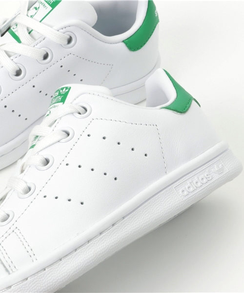 adidas Originals(アディダスオリジナルス)の「キッズ アディダス スタンスミス adidas STAN SMITH EL C BA8375(スニーカー・キッズ・ホワイト・20cm/21cm/19cm/17cm/18cm)」の7枚目の写真