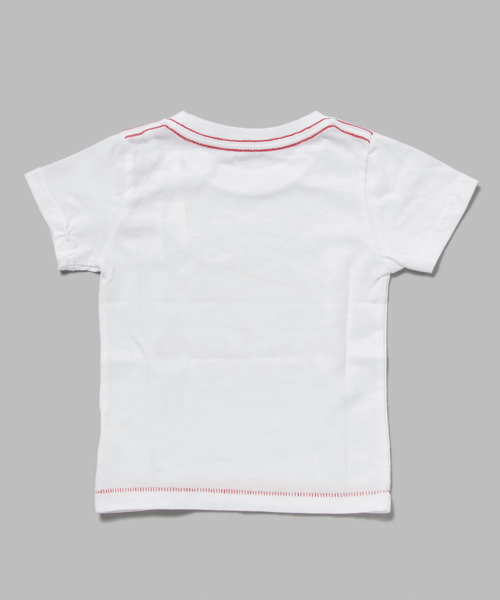 RODEO CROWNS WIDE BOWL（ロデオクラウンズワイドボウル）の「キッズ LABEL LOGO Tシャツ（Tシャツ/カットソー・キッズ・イエロー系その他/グリーン系その他/レッド系その他・X-SMALL/SMALL/LARGE/MEDIUM）」の4枚目の写真