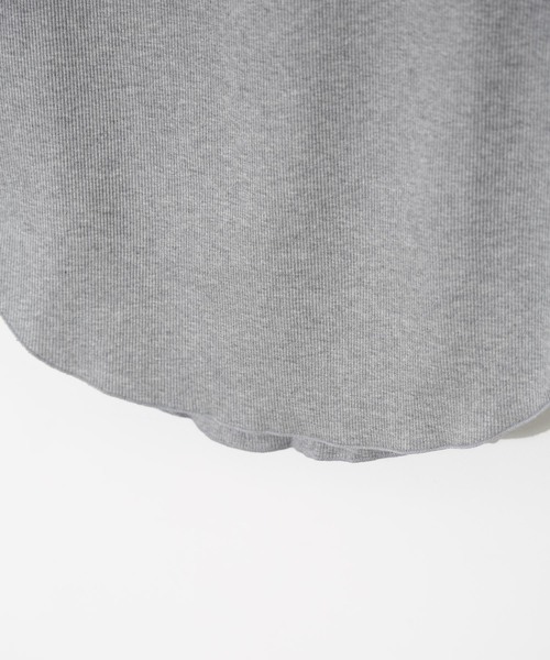 STUDIOUS（ステュディオス）の「ヘビーウェイトプレミアムタッチレイヤードロングタンクトップ（タンクトップ・メンズ・グレー/ブラック/ホワイト・3/1/2）」の14枚目の写真