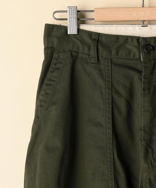 coen（コーエン）の「ヘリンボーンベイカーパンツ（カーゴパンツ・レディース・ベージュ/オリーブ・SMALL/LARGE/MEDIUM）」の7枚目の写真