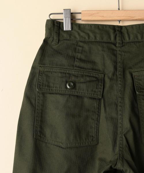 coen（コーエン）の「ヘリンボーンベイカーパンツ（カーゴパンツ・レディース・ベージュ/オリーブ・SMALL/LARGE/MEDIUM）」の11枚目の写真