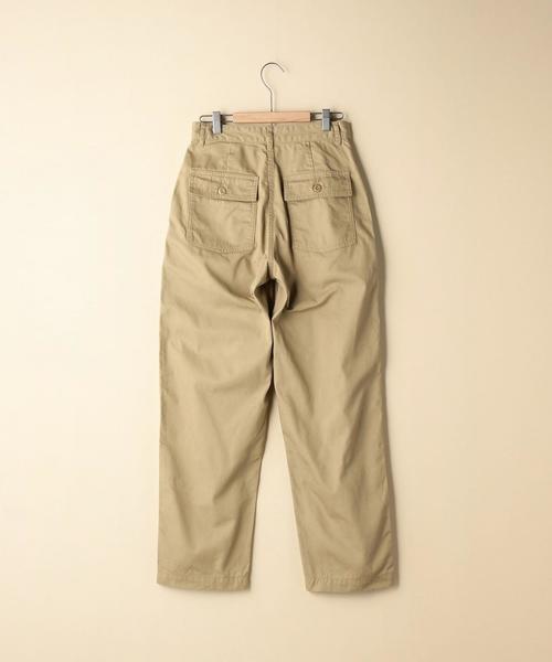 coen（コーエン）の「ヘリンボーンベイカーパンツ（カーゴパンツ・レディース・ベージュ/オリーブ・SMALL/LARGE/MEDIUM）」の8枚目の写真