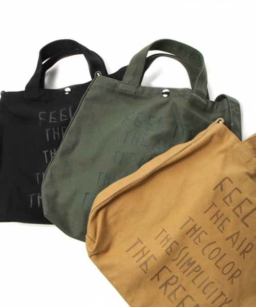 GLOBAL WORK（グローバルワーク）の「キャンバスイージー2WAYトート/768034（ショルダーバッグ・メンズ・グリーン/ホワイト/ブラック/ライトブルー/ベージュ・FREE）」の18枚目の写真