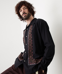 UNITED TOKYO | 刺繍キューバロングスリーブシャツ(シャツ/ブラウス)