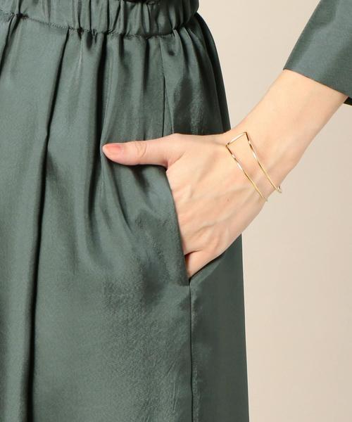 BY DRESS ツイルVネックドルマンスリーブドレス BEAUTY&YOUTH UNITED ARROWS（ビューティーアンドユース