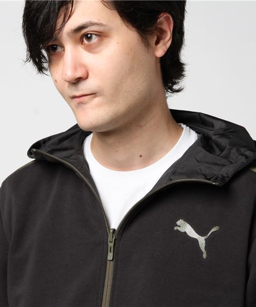 PUMA フルジップ パーカー ブラック プーマ PUMA レディース スウェットフルジップパーカー HER ウィンタ