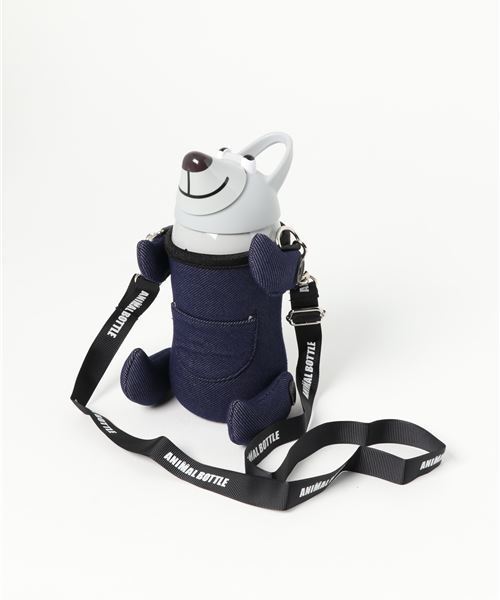 Right On ライトオン の Thermo Mug デニムカバーつきアニマルボトル 380ml その他雑貨 Wear