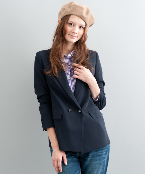 green label relaxing（グリーンレーベルリラクシング）の「GRILLO ベレー帽（ハンチング/ベレー帽・レディース・ライトグレー/ベージュ/レッド・フリー）」の9枚目の写真