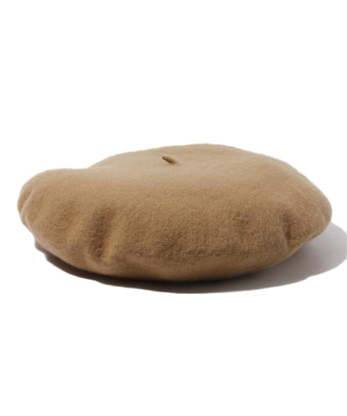 green label relaxing（グリーンレーベルリラクシング）の「GRILLO ベレー帽（ハンチング/ベレー帽・レディース・ライトグレー/ベージュ/レッド・フリー）」の2枚目の写真