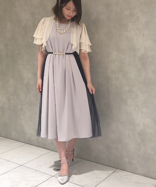 Cupid Heart（キューピッドハート）の「【Cupid Heart】結婚式ベルト フラワーパールゴムベルト（ベルト・レディース・アイボリー/ブラック/ネイビー・MEDIUM）」の10枚目の写真