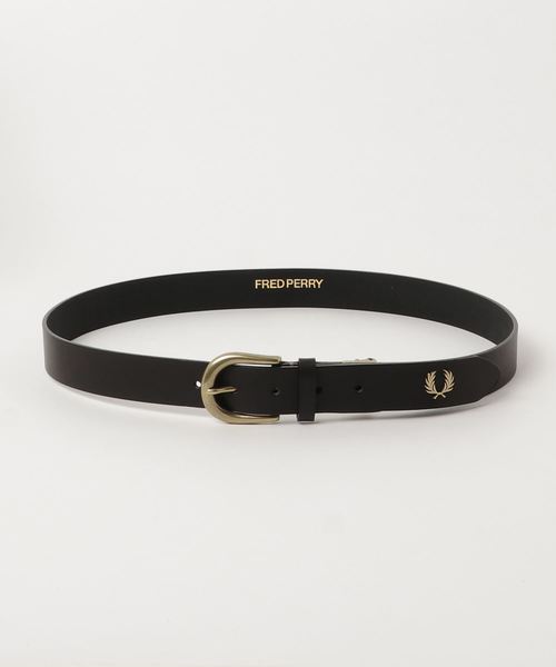 FRED PERRY(フレッドペリー)の「Leather Adjustable Belt(ベルト)」|ブラック