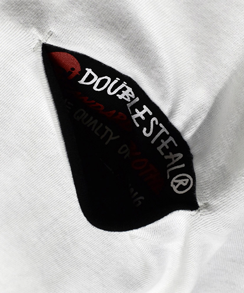 DOUBLE STEAL（ダブルスティール）の「Cut Pocket Tシャツ（Tシャツ/カットソー・メンズ・ホワイト/ブラック系その他/ブラック×ブルー/ブラウン系その他・MEDIUM/LARGE/X-LARGE）」の6枚目の写真