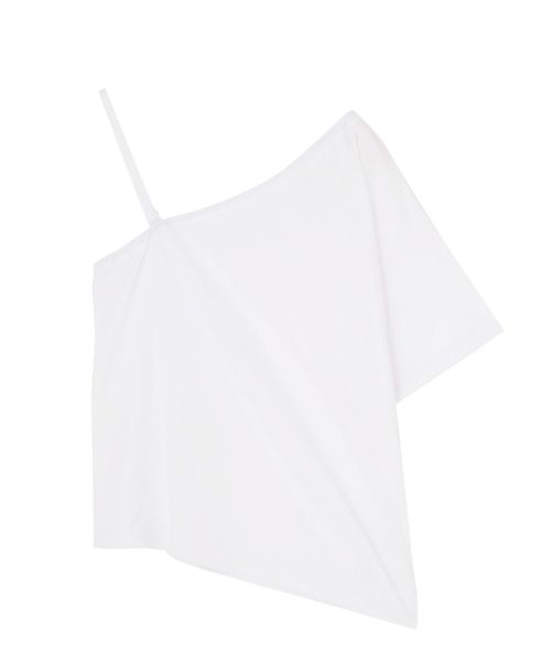 EMODA(エモダ)の「ワンショルダーTシャツ(Tシャツ/カットソー・レディース・ホワイト/ブラック/パープル・FREE)」の15枚目の写真