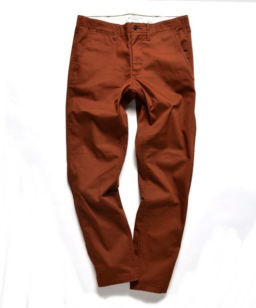 SHIPS JET BLUE（シップスジェットブルー）の「SHIPS JET BLUE: オールシーズン チノパン（チノパンツ・メンズ・ブラック/ベージュ/オリーブ/ネイビー/レンガ・SMALL/MEDIUM/LARGE/X-SMALL）」の2枚目の写真
