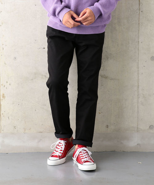 SHIPS JET BLUE（シップスジェットブルー）の「SHIPS JET BLUE: オールシーズン チノパン（チノパンツ・メンズ・ブラック/ベージュ/オリーブ/ネイビー/レンガ・SMALL/MEDIUM/LARGE/X-SMALL）」の6枚目の写真