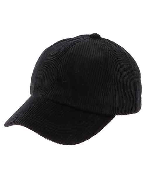 ENVYM（アンビー）の「コーデュロイＣＡＰ（キャップ・レディース・ブラック/グレー・FREE）」の2枚目の写真