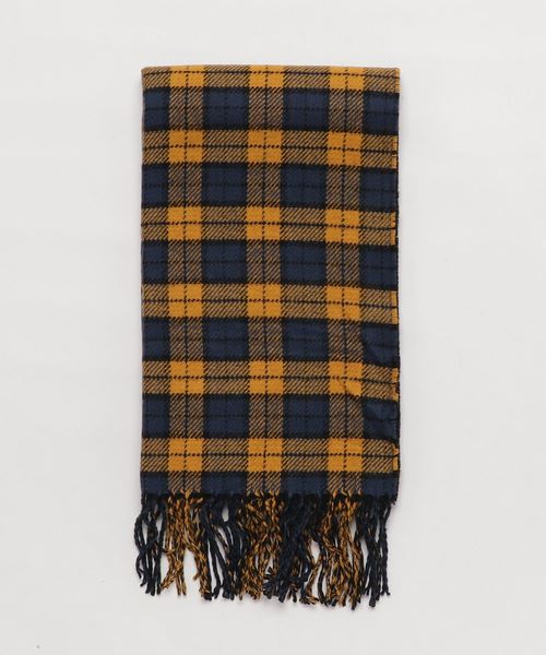 AMERICAN HOLIC（アメリカンホリック）の「10col.Wフェイスリバーシブルストール（マフラー・レディース・ブラック/ダークグリーン/ベージュ/ネイビー/レッド/ブルー/グリーン/アイボリー/ボルドー/イエロー系その他・FREE）」の8枚目の写真