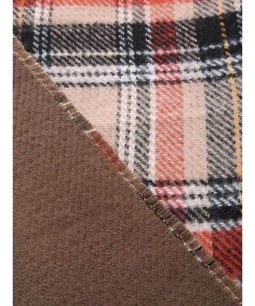 AMERICAN HOLIC（アメリカンホリック）の「10col.Wフェイスリバーシブルストール（マフラー・レディース・ブラック/ダークグリーン/ベージュ/ネイビー/レッド/ブルー/グリーン/アイボリー/ボルドー/イエロー系その他・FREE）」の16枚目の写真