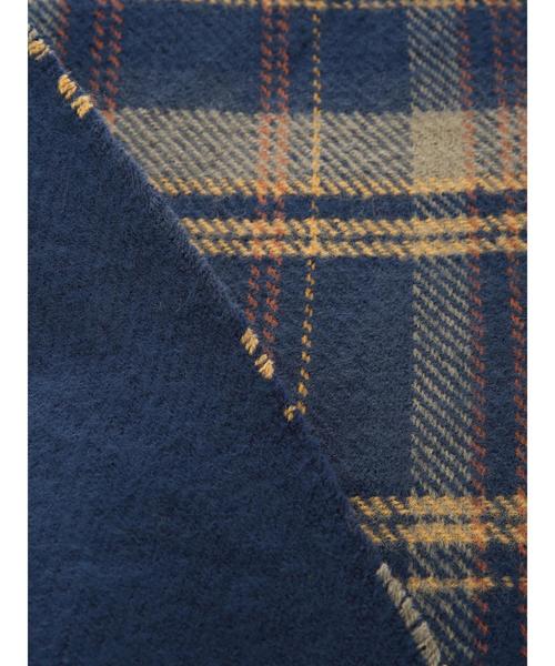 AMERICAN HOLIC（アメリカンホリック）の「10col.Wフェイスリバーシブルストール（マフラー・レディース・ブラック/ダークグリーン/ベージュ/ネイビー/レッド/ブルー/グリーン/アイボリー/ボルドー/イエロー系その他・FREE）」の13枚目の写真