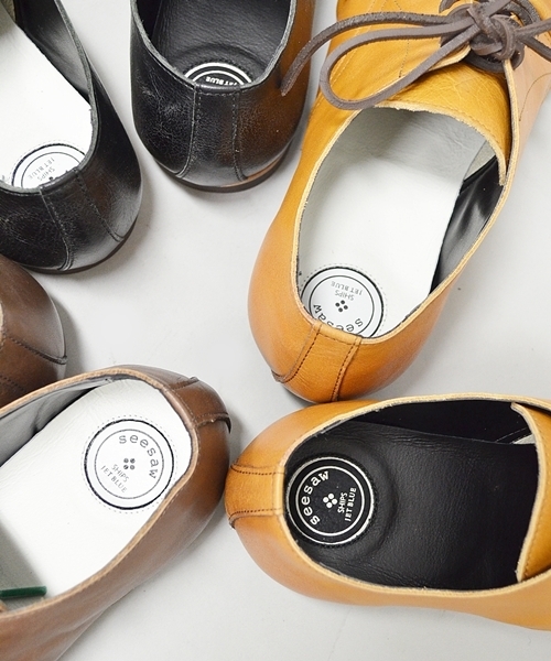 SHIPS JET BLUE（シップスジェットブルー）の「seesaw×SHIPS JET BLUE: タック レザープレーントゥ■（その他シューズ・メンズ・ブラック/ブラウン/キャメル・40/42/44）」の16枚目の写真