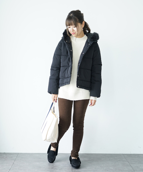 earth music&ecology（アースミュージックアンドエコロジー）の「スキスキスキニー(コーデュロイ) ●＊（その他パンツ・レディース・ブラック/ベージュ/ブラウン/ネイビー/ボルドー/カーキ・S/M/L/XS）」の7枚目の写真