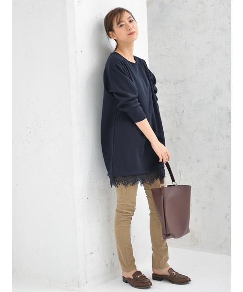 earth music&ecology（アースミュージックアンドエコロジー）の「スキスキスキニー(コーデュロイ) ●＊（その他パンツ・レディース・ブラック/ベージュ/ブラウン/ネイビー/ボルドー/カーキ・S/M/L/XS）」の21枚目の写真