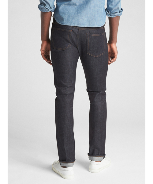 GAP(ギャップ)の「1969 デニムパンツ スキニーフィット inカイハラinリジット (Gapflex)(デニムパンツ・メンズ・ダークインディゴブルー・31W 30L/32W 32L/29W 30L/31W 32L/36W 32L/28W 30L/34W 32L/30W 30L/33W 32L/32W 30L)」の3枚目の写真