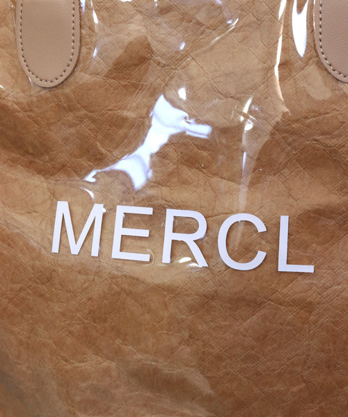 florist(フローリスト)の「シワ加工素材クリアトートバッグ(トートバッグ・レディース・ホワイト/ブラック/グリーン/キャメル/グレー・FREE)」の10枚目の写真