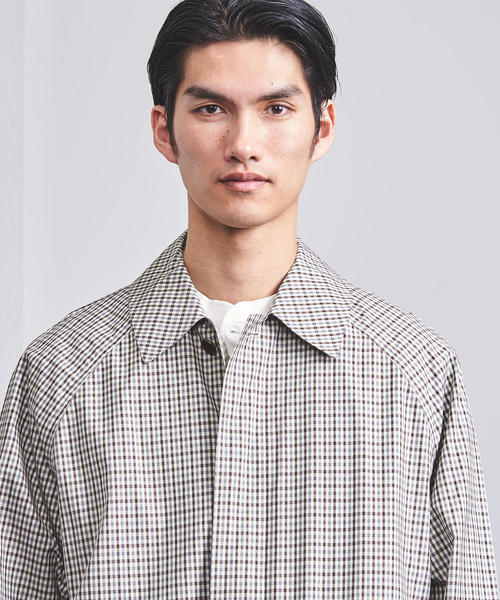 AURALEE(オーラリー)の「<AURALEE(オーラリー)>チェック コート■■■◆(その他アウター・メンズ・ベージュ/オフホワイト・3/4/5)」の6枚目の写真